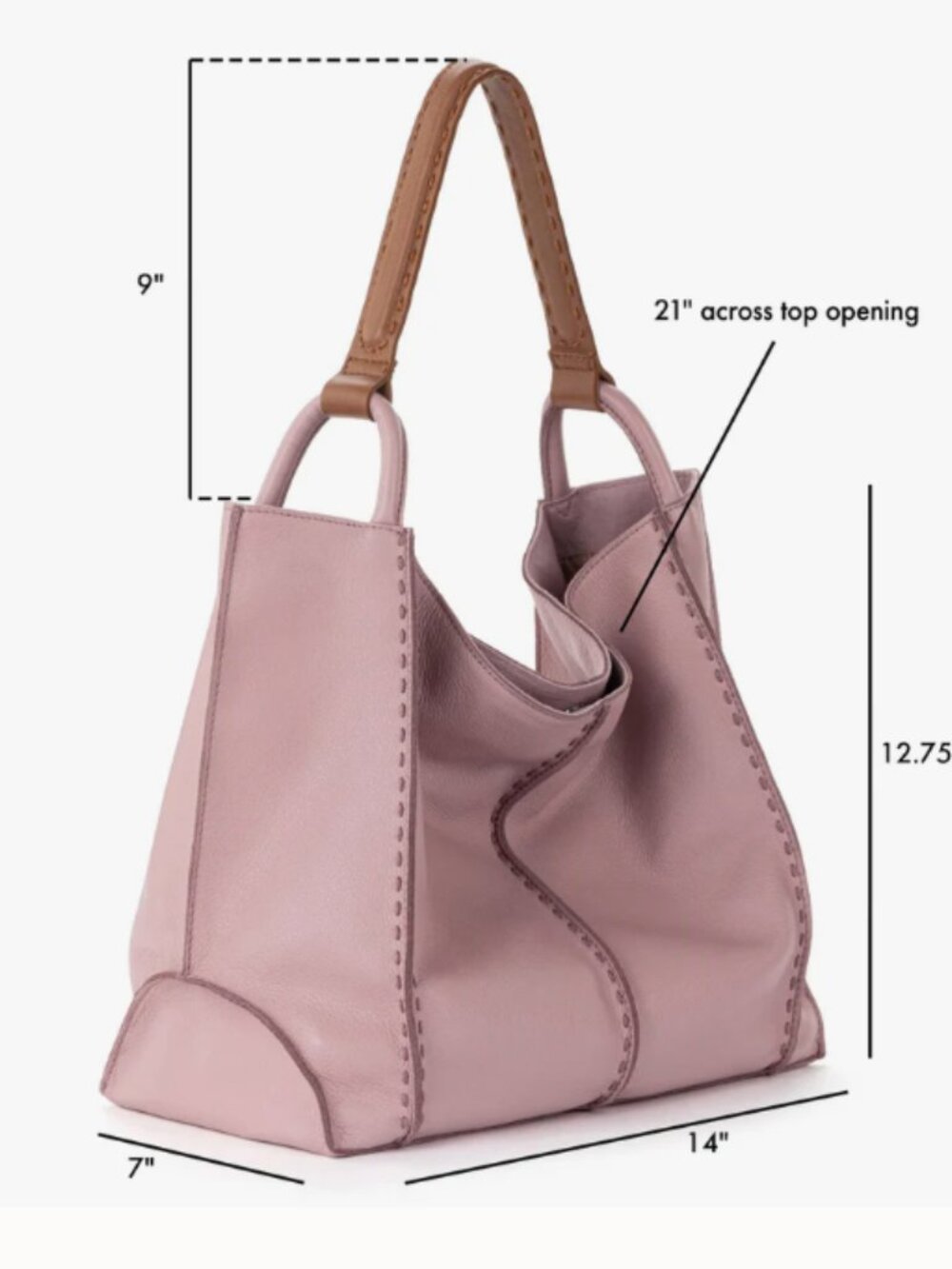The Sak Los Feliz Large Leather Tote ~ Like New!! - Picture 4 of 11